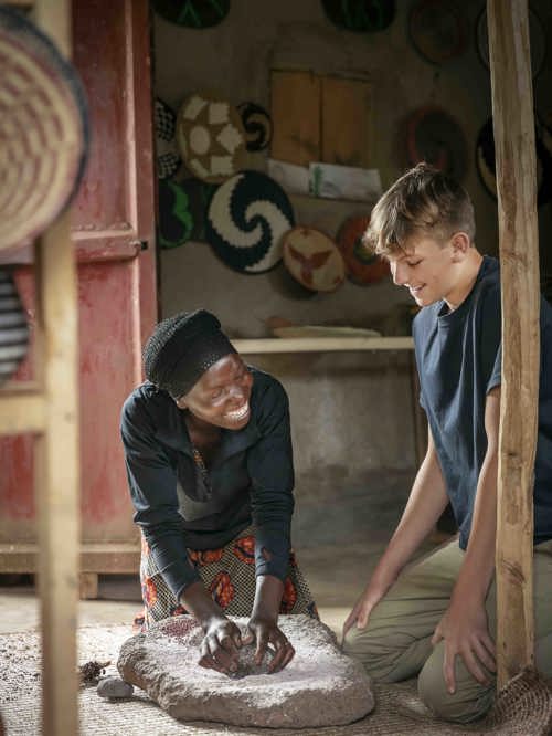 Community upliftment project supported by safari tourism
